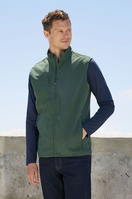 SOL'S 03825 - Falcon Herre Softshell Vest med Lynlåslommer