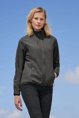 SOL'S 03828 - Falcon Women Softshell Feminino Com Fecho De Correr