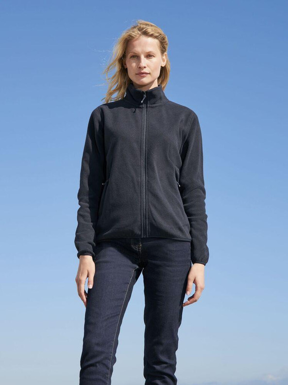 SOL'S 03824 - Factor Women Micropolar Feminino Com Fecho De Correr