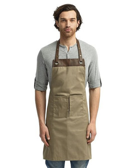 Artisan Collection by Reprime RP123 - Delantal Barista con Detalles de Cuero Sintético