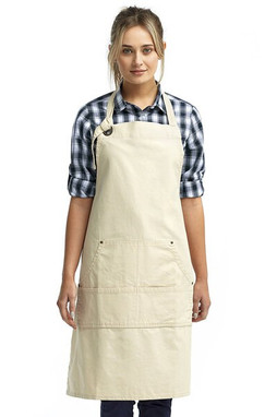 Artisan Collection by Reprime RP137 - "Calibre" Heavy Cotton Canvas Pocket Apron