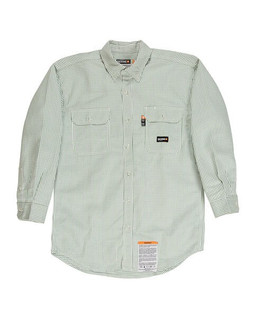 Berne FRSH21T - Mens Tall Flame-Resistant Down Plaid Work Shirt