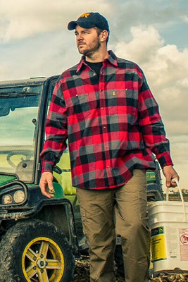 Berne SH69T - Men's Tall Timber Flannel Shirt Jacket