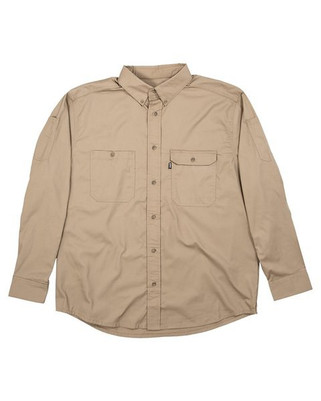 Berne SH21 - Mens Utility Lightweight Canvas Woven Shirt