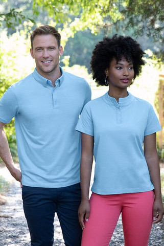 UltraClub UC105 - Mens Lakeshore Stretch Cotton Performance Polo