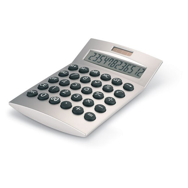 BASICS Aurinkoenerginen 12-numeroinen Laskin - GiftRetail AR1253