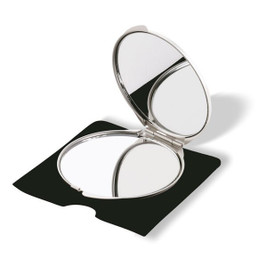 GiftRetail KC2226 - SORAIA Elegant Dual-Sided Aluminium Make-Up Mirror