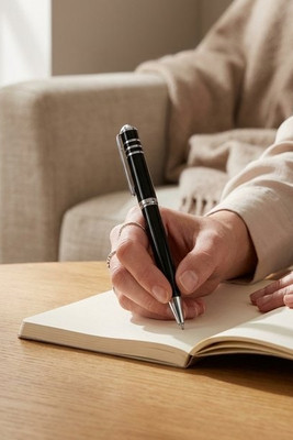 OLYMPIA Elegant Metal Twist Ball Pen in Gift Box - GiftRetail KC6652