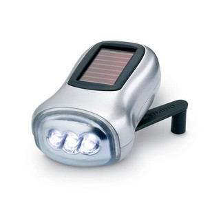 DYNASOL Eco-Friendly Dual Power Solar Dynamo Torch - GiftRetail KC7130