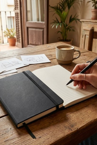 NOTELUX Premium A6 Notebook with Hard PU Cover - GiftRetail MO1800