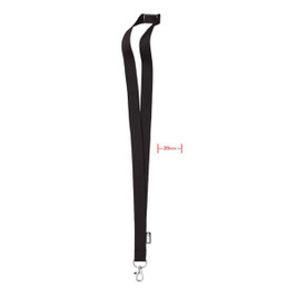 GiftRetail MO6100 - LANY RPET Eco-Friendly RPET Lanyard with Safety Breakaway