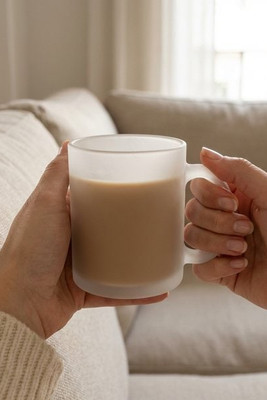 SUBLIMATT Glass sublimation mug 300ml - GiftRetail MO6117