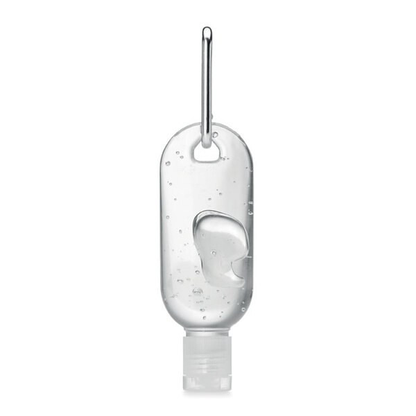 Portable Non-Alcohol Hand Cleanser Gel with Carabiner - GiftRetail MO6130