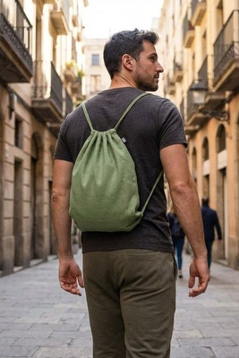 NAIMA BAG Hennep rugzak met koord - GiftRetail MO6163