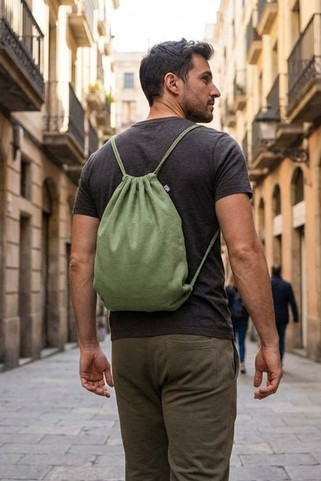 NAIMA BAG Eco-Friendly Hemp Drawstring Bag 200 gr/m² 38x42CM - GiftRetail MO6163