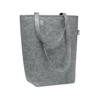 TASLO RPET Eco-Friendly RPET Felt Shopping Tote with Gussets - GiftRetail MO6185