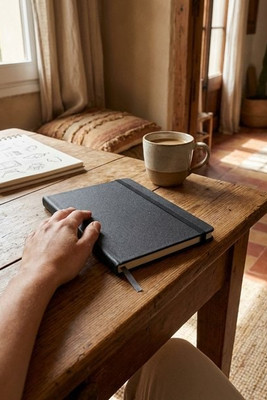 BAOBAB Eco-Friendly A5 Notebook with Recycled PU Cover - GiftRetail MO6220