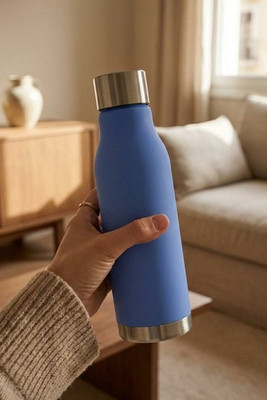 GLACIER RPET Flaske i RPET med S/S låg 600 m - GiftRetail MO6237