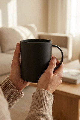 MONDAY Eco-Friendly 300ml Reusable Plastic Mug - GiftRetail MO6256