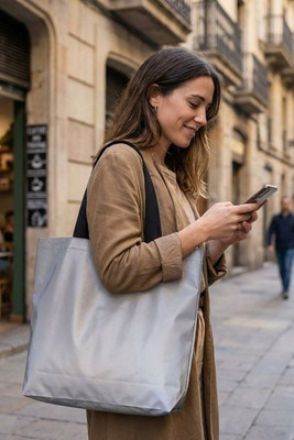 VISI TOTE Reflective shopping bag - GiftRetail MO6302