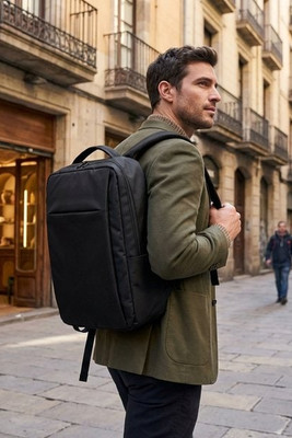 SEOUL Computer backpack in 300D RPET - GiftRetail MO6328