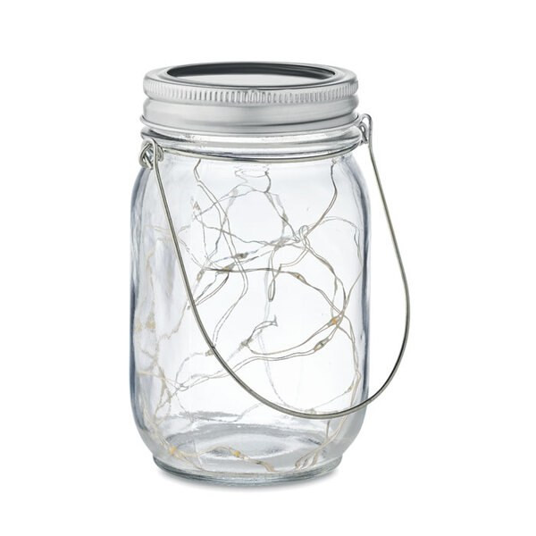 GiftRetail MO6341 - POT LAMP Solar mason jar udendørs lampe