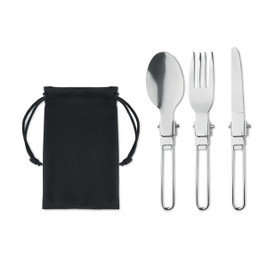 GiftRetail MO6359 - STAPI SET 3-piece camping cutlery set