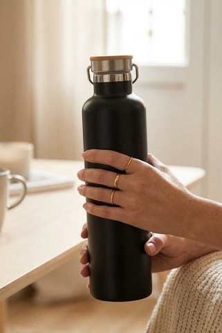 HELSINKI LARGE Double wall flask 1L - GiftRetail MO6373