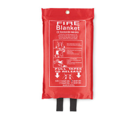 GiftRetail MO6386 - VATRA Large Glass Fibre Fire Blanket in PVC Pouch 120x180