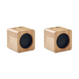 GiftRetail MO6389 - AUDIO SET Bambu kaiuttimet