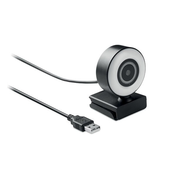LAGANI 1080P HD webcam and ring light - GiftRetail MO6395