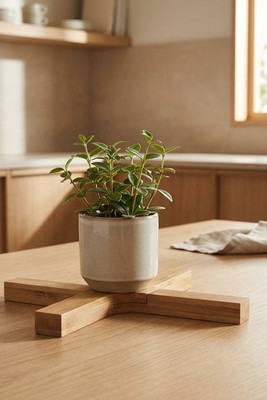 IMBA Eco-Friendly Bamboo Foldable Plant Stand - GiftRetail MO6405