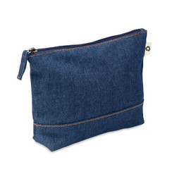 GiftRetail MO6421 - STYLE POUCH Bolsa Cosmética de Algodão Reciclado Denim