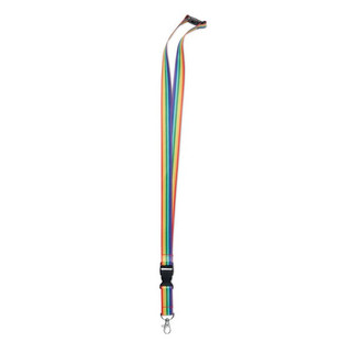 BOWYARD Eco-Friendly Rainbow Lanyard with Safety Features - GiftRetail MO6423