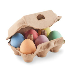 GiftRetail MO6479 - TAMAGO Luovat Liitukanat Kartonkipakkauksessa