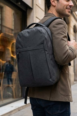 SIENA Eco-Friendly Two-Tone RPET Backpack with Pockets - GiftRetail MO6515