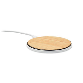 DESPAD Eco-Friendly Bamboo Wireless Charger 10W - GiftRetail MO6563