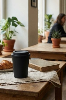 SORA Double wall tumbler PP 300 ml - GiftRetail MO6583