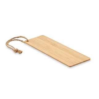KUMAKU Eco-Friendly Bamboo Bookmark with Jute Cord - GiftRetail MO6593