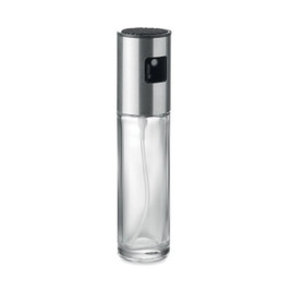 GiftRetail MO6630 - FUNSHA Elegant Glass Oil Spray Dispenser with Steel Lid