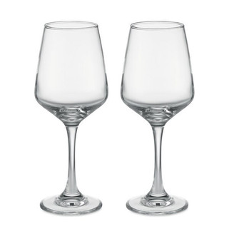 CHEERS Set of 2 wine glasses - GiftRetail MO6643