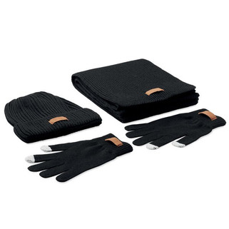 DENALI Eco-Friendly Winter Set: Beanie, Scarf, Gloves - GiftRetail MO6651
