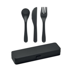 GiftRetail MO6661 - RIGATA Set di posate in PP