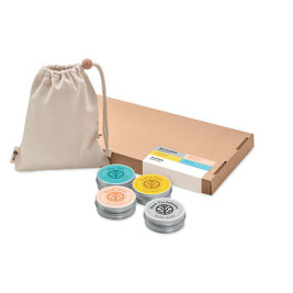 GiftRetail MO6684 - ELEGANCE Eco-Friendly Vegan Travel Essentials Gift Set