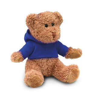 JOHNNY Teddybär mit Hoody  - GiftRetail MO7375