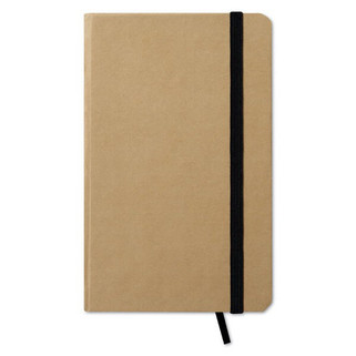 EVERNOTE Eco-Friendly A6 Notebook with Elastic Strap - GiftRetail MO7431