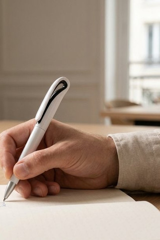 WHITESWAN ABS twist ball pen - GiftRetail MO7793