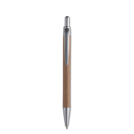 GiftRetail MO8105 - PUSHTON Eco-Friendly Push Type Ball Pen with Carton Barrel