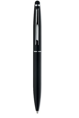 QUIM Elegant Twist Action Pen with Stylus and Blue Ink - GiftRetail MO8211