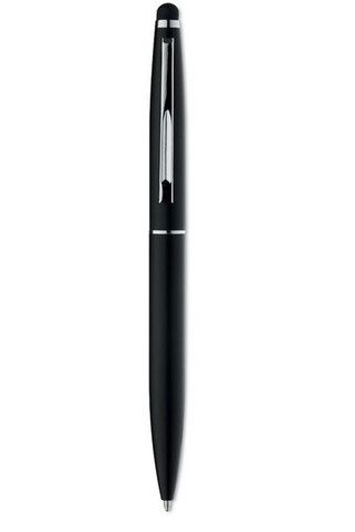 QUIM Elegant Twist Action Pen with Stylus and Blue Ink - GiftRetail MO8211